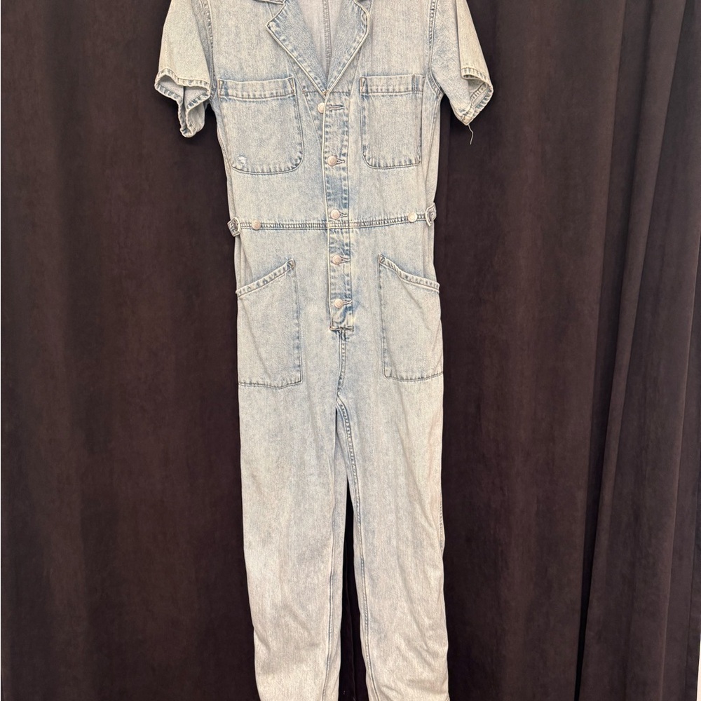 Pistola Light Blue Denim Jumpsuit